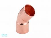 Колено 15х45, медь, под пайку Viega