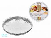 Форма для выпечки алюминиевая, круглая, 5 шт., 27,5х2,4 см, MARMITON (для запекания, обжарки, хранения и замораживания продуктов)