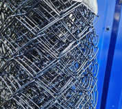 Сетка рабица в пвх 2.0*10 м Яч 55*55 ф2.4 мм Синяя