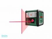 Нивелир лазерный BOSCH QUIGO PLUS со штативом в кор. (проекция: крест, до 7 м, +/- 5 мм, резьба 1/4")