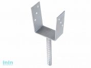 Основание столба анкерное тип U 60х325x120 мм STARFIX