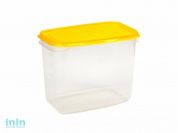 Контейнер Venecia, 1л, лимон, BEROSSI (Изделие из пластмассы. Литраж 1 л. Размер 160 х 101 х 123 мм)