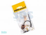 Выключатель для настенного светильника c проводом и деревянным наконечником <Gold> индивидуальная уп (REXANT)