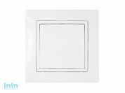 Выключатель 1 клав. (скрытый, 10А) на 2 направления белый, Уют, Bylectrica (Выключатель одноклавишный на два направления скрытой установки Гарантийный