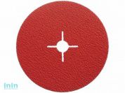 Фибровый шлифкруг 125мм P60 д/мет. нерж. алюм. QUANTUM (125x22 F996 P60 Керамическое зерно) (NORTON)