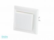 Выключатель 1 клав. (скрытый, до 6А) белый, Эконом, Юпитер (C1 6-102) (ЮПИТЕР)