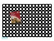 Коврик придверный ячеистый, грязесобрный, 40х60х1,6 см, черный, VORTEX (ВОРТЕКС)