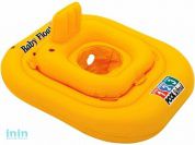 Надувной круг для плавания с сиденьем Pool School Deluxe, 79х79 см, INTEX (от 1 до 2 лет)