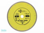 Алмазный круг 250х25,4мм по керамике сплошн.ультратонкий Hot Press (1.7мм) (TRIO-DIAMOND)