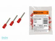 Наконечник-гильза Е1012 1мм2 с изолированным фланцем (100шт) TDM