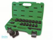 Набор головок ударн. 1/2" 10-32мм 6гр. 27предм. TOPTUL (GCAI2701)