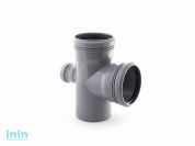 Крестовина для внутренней канализации  110/110/50х87 РосТурПласт (Крестовина 110х110х50х90)