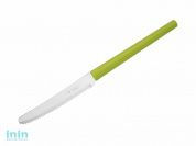 Нож столовый, серия MILLENIUN, зеленый, DI SOLLE (Длина: 213 мм, длина лезвия: 101 мм, толщина: 0,8 мм. Прочная пластиковая ручка.)