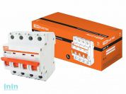 Автоматич. выключатель ВА47-29 4Р 63А 4,5кА х-ка C TDM