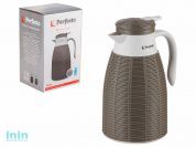 Кофейник (кофе пот) вакуумный, 1 л, Rattan (Ротанг), коричневый, PERFECTO LINEA (Кувшин-термос в индивидуальной упаковке)