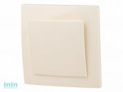 Выключатель 1 клав. (cкрытый, 6А) бежевый, Стандарт, Юпитер (VS 16-131-БЖ) (ЮПИТЕР)