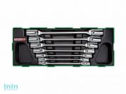 Набор-сет ключей шарнирных 7предм. TOPTUL (GTA0710)