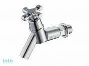 Кран водоразборный настенный хром. JIK22-A102 SOLONE (Смеситель цинковый, Гарантия 1 год) (G.LAUF)