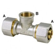 Тройник компрессионный ВР 3/4" 26x2 RBM