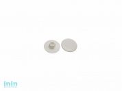 Заглушка для конфирмата, декоративная белая (50 шт в зип-локе) STARFIX