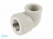 Колено ПП комб. внутр.резьба (SUS) 32х1", серый AV Engineering