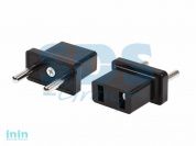 Переходник сетевой EU-CN черный REXANT