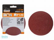 Шлифлист 125мм круг Р240 д/дерева 5шт. GEPARD (GP5014-240) (круг абразивный шлифовальный)