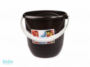 Ведро Practic (Практик) 12 л, черный, BEROSSI (Изделие из пластмассы. Литраж 12 л)