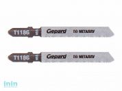 Пилка лобз. по металлу T118G (2 шт.) GEPARD (пропил прямой, тонкий, для базовых работ)