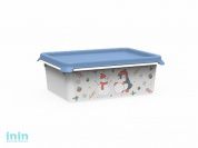 Емкость Christmas 1 л, васильковый, BEROSSI (Изд. из пластм. Размер 197 * 147 * 70 мм)