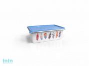 Емкость Serenity 4 л, васильковый, BEROSSI (Изд. из пластм. Размер 301 * 201 * 105 мм)