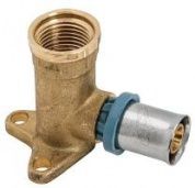 Колено пресс с креплением ВР 20х2 - 1/2 UNIDELTA