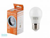 Лампа светодиодная G45 ШАР 7,5 Вт 170-240В E27 4000К ЮПИТЕР (60 Вт аналог лампы накал., 560Лм, нейтральный белый свет)