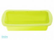 Форма для выпечки, силиконовая, прямоугольная, 27 х 13.5 х 6 см, зеленая, PERFECTO LINEA