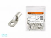 Наконечник кабельный медный луженый под опрессовку ТМЛ 95-10-15  (25 шт/уп) TDM (сечение жилы 92мм2.диам конт.стержня-10мм.,внутренний диам.хвостов -1