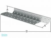 Держатель балки правый 40x250 мм DB R белый цинк STARFIX