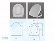 Сиденье для унитаза с крышкой "AVN SD 16m", АВН