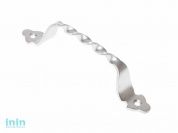 Ручка-скоба 80 мм витая, белый цинк STARFIX