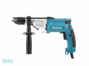 Дрель ударная MAKITA HP 2051 в чем. (720 Вт, патрон БЗП, 2 скор.)