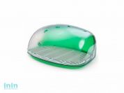 Хлебница Berossi (Беросси), зеленый полупрозрачный, BEROSSI (Изделие из пластмассы. Размер 300 х 363 х 170 мм)