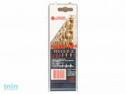 Набор сверл по мет.7 шт НС-14 Р6М5 TIN (ОАО "ТП Томский инструмент") (Под нарезку резьбы)