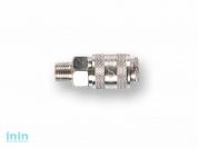 Соединение быстросъем. МАМА х нар. резьба 1/4" (сталь) ECO