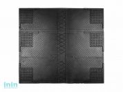 Коврик противовибрационный универсальный 55х62 см, черный, TM YPgroup (Размер 55х62 см. Материал: вулканизированная непористая резина.)