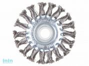 Щетка дисковая косич.100ммх22мм GEPARD (GP0880-100) (для УШМ, в блистере)