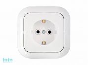 Розетка 1-ая (скрытая, с/з) белая, Гармония, Bylectrica (Розетка штепсельная с заземляющим контактом скрытой установки Гарантийный срок:24 месяца)