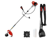 Мотокоса ECO GTP-091 Comfort (0.9 кВт, 1.3 л.с., 25.4 см3, лёгкий запуск, нож 4Т,ремень двухлямочный, вес 6.5 кг)