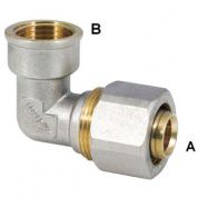 Колено компрессионное ВР 3/4" 16x2 RBM
