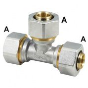 Тройник компрессионный 26x2 RBM