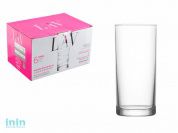 Набор стаканов, 6 шт., 295 мл, серия Liberty, LAV