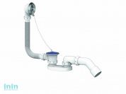 Сифон для ванны с выпуском и переливом, с отводом, Unicorn (Сифон 1 1/2" для ванны с выпуском и переливом)